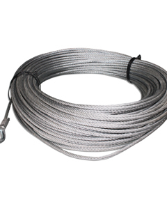 Wire rope 6mm galvanized 100m cpl 850kg for halving loads